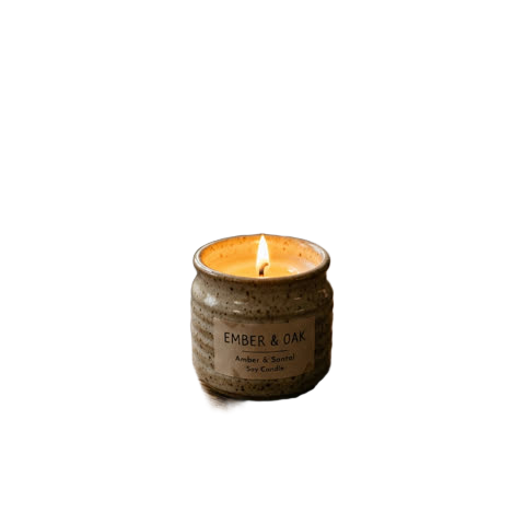 The candle photo with its background removed, leaving a transparent cutout